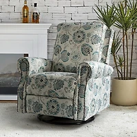 Blue Medallion Kaspar Swivel Manual Recliner