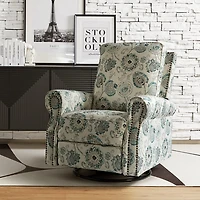 Blue Medallion Kaspar Swivel Manual Recliner
