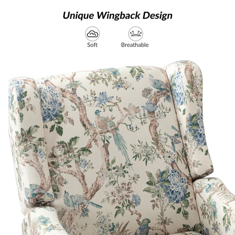 Blue Bird George Wingback Recliner
