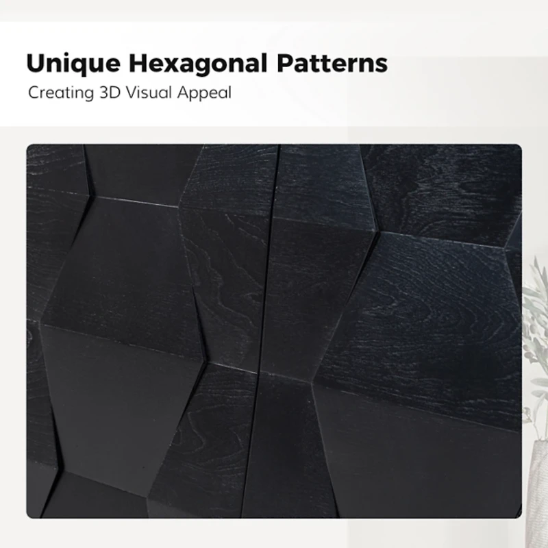 Black Wood Joyce Sideboard