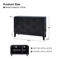 Black Wood Joyce Sideboard