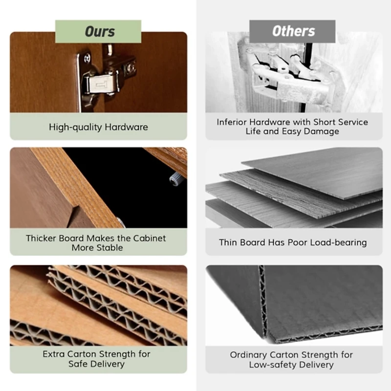 Natural Wood Joyce Sideboard