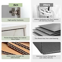 White Wood Joyce Sideboard