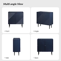 Navy Burkart 2-Door Cabinet