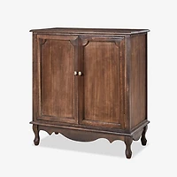 Rustic Walnut Hippe 2-Door Cabinet