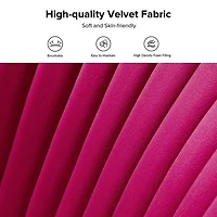 Fuchsia Velvet Monica Loveseat