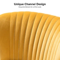 Mustard Velvet Monica Loveseat