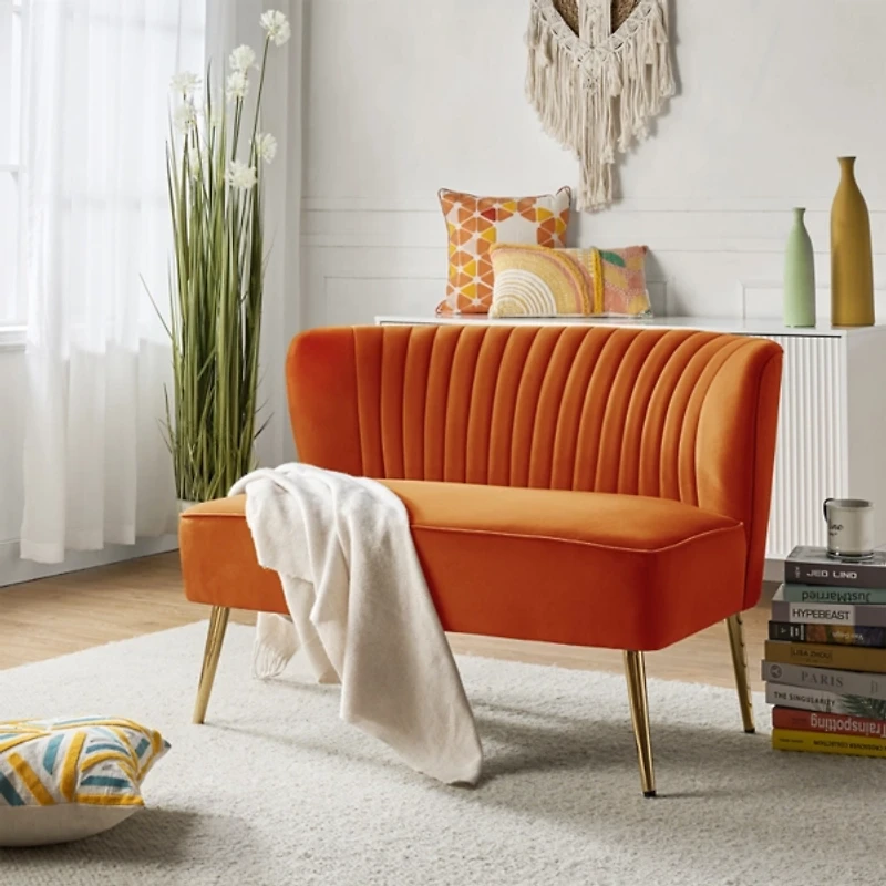 Velvet Monica Loveseat