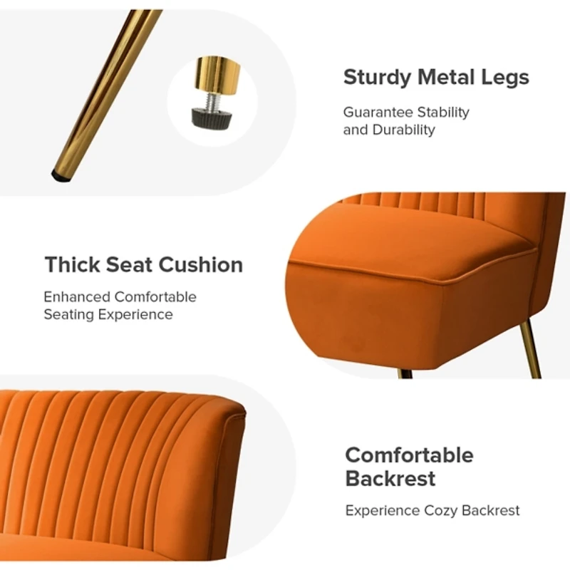 Velvet Monica Loveseat