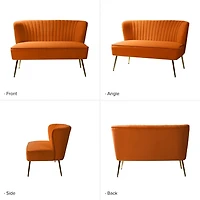 Velvet Monica Loveseat