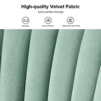 Sage Velvet Monica Loveseat