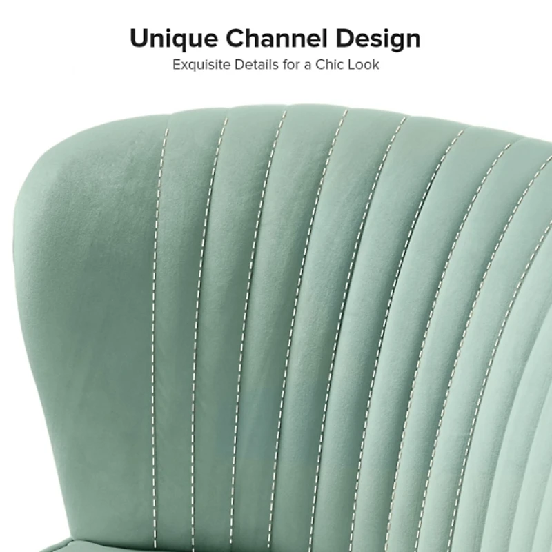 Sage Velvet Monica Loveseat