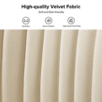 Tan Velvet Monica Loveseat