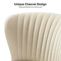 Tan Velvet Monica Loveseat