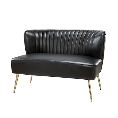 Faux Leather Monica Loveseat