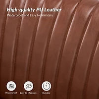 Faux Leather Monica Loveseat
