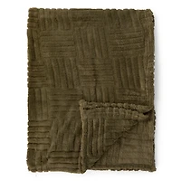 Green Soren Plush Throw