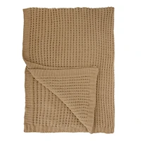 Beige Waffle Cloud Throw