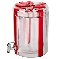 Christmas Red Bow 1.5 Gal Drink Dispenser