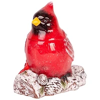 Figural Cardinal Christmas Cookie Jar