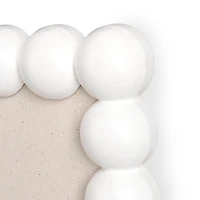 White Beaded Frame Pinboard