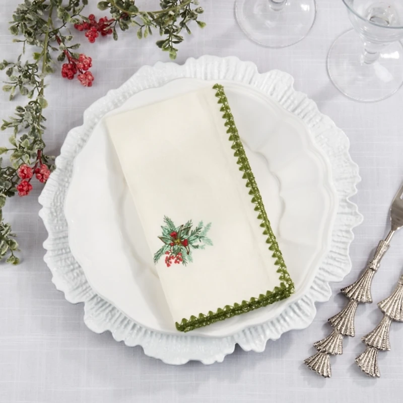 Holly Berry Napkins, Set of 4