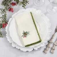 Holly Berry Napkins, Set of 4