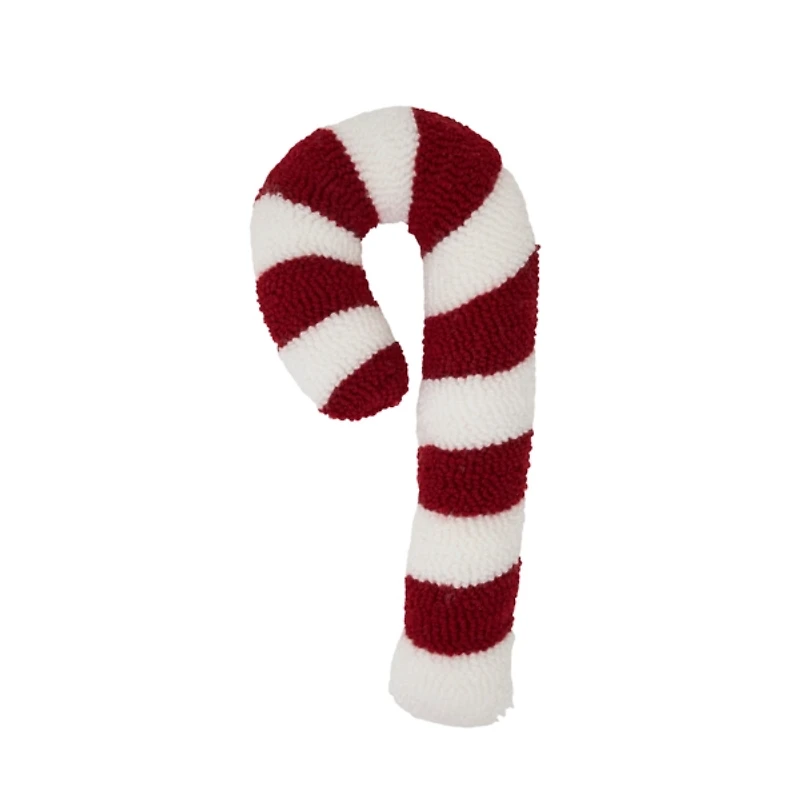 Candy Cane Twist Shaped Pillow, 16 in.