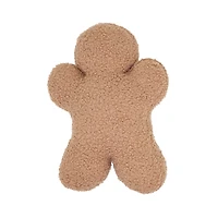 Boucle Gingerbread Man Shaped Pillow