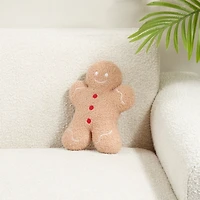Boucle Gingerbread Man Shaped Pillow