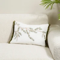 Pine Branch Lumbar Pillow