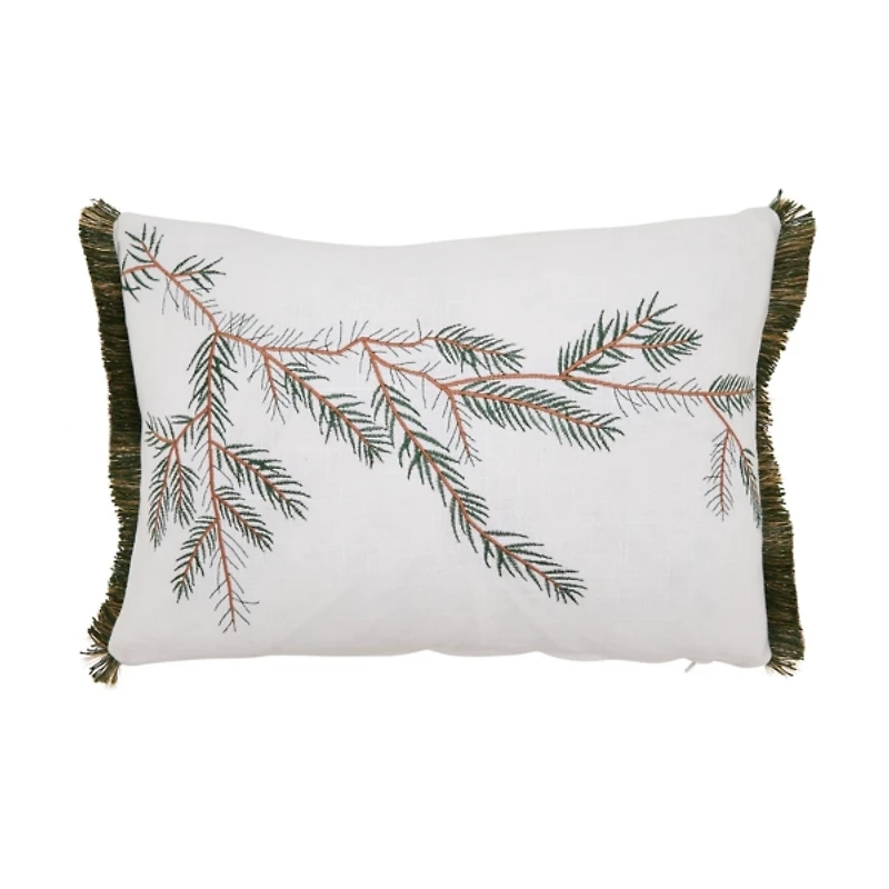 Pine Branch Lumbar Pillow