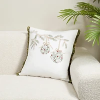 Hanging Holly Ornament Pillow