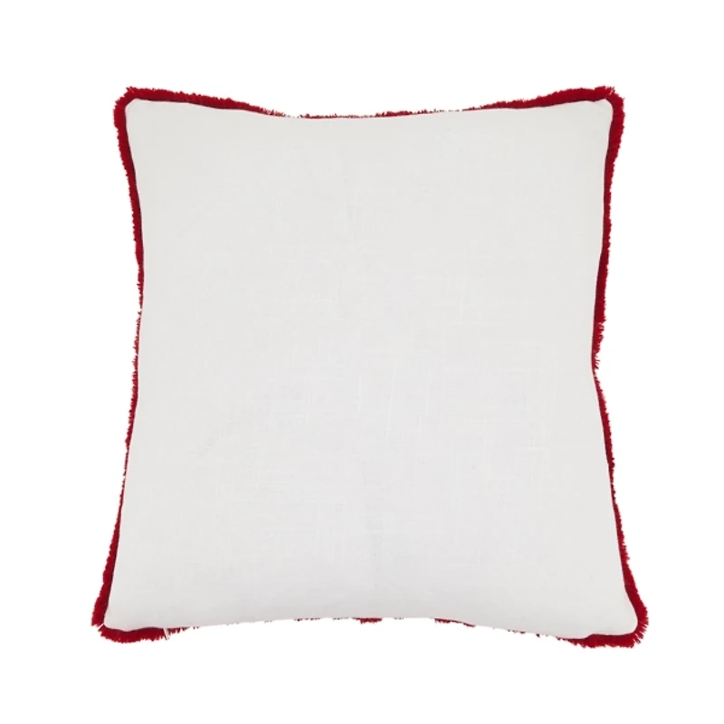 Embroidered Patch Christmas Tree Pillow