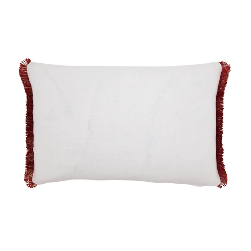 Holly Branch Lumbar Pillow