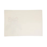 Linen Frosted Pine Christmas Placemats, Set of 4