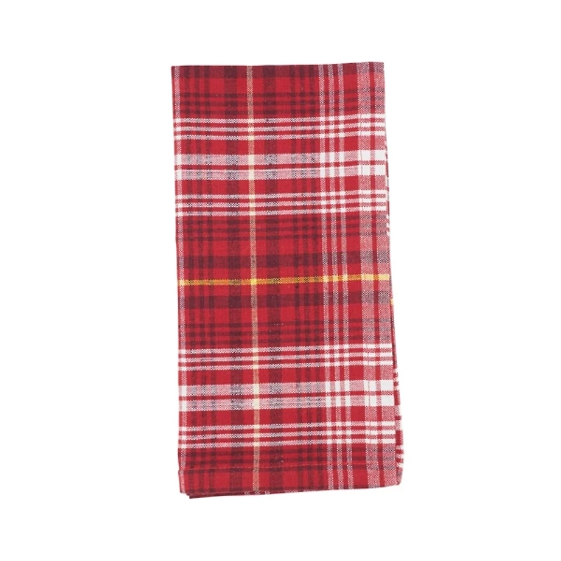 Red Rustic Plaid 8-pc. Napkin and Placemat Set