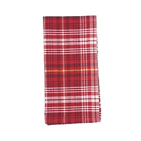 Red Rustic Plaid 8-pc. Napkin and Placemat Set