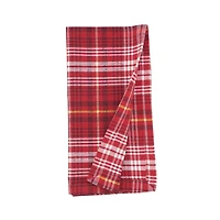 Red Rustic Plaid 8-pc. Napkin and Placemat Set