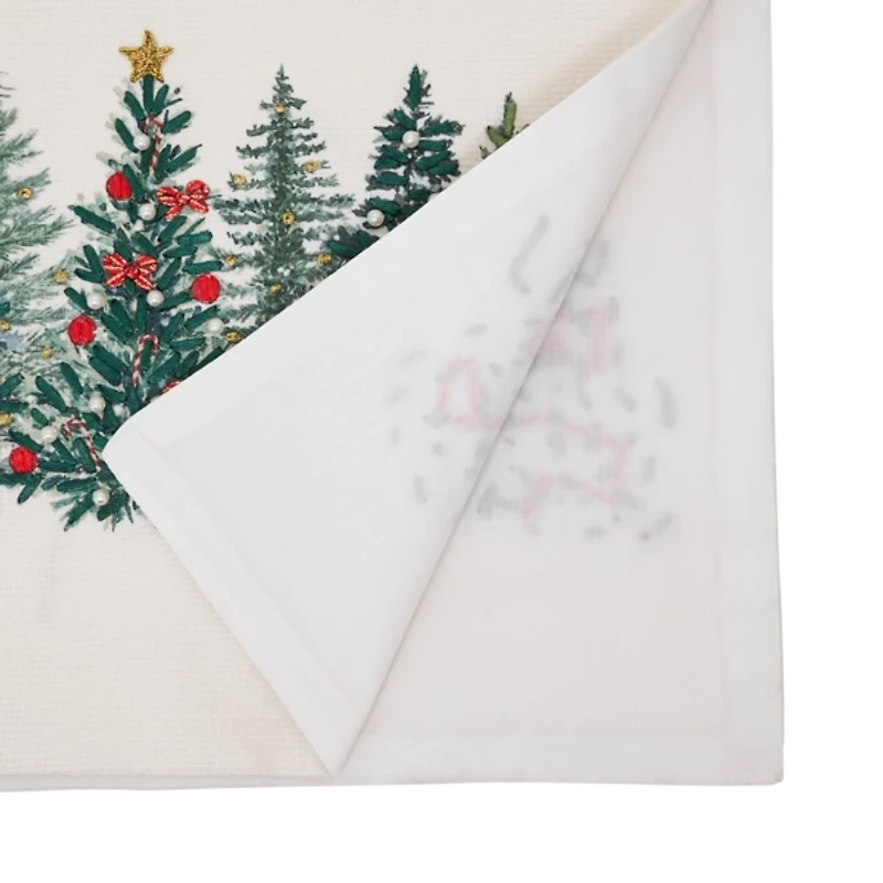 Christmas Treescape Table Runner