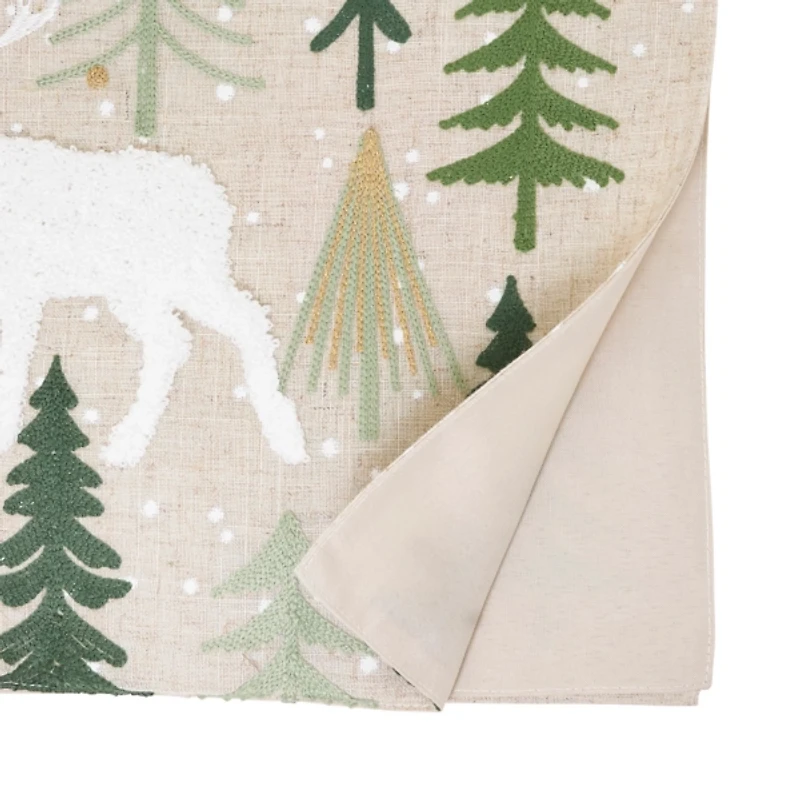 Trees and Reindeer Table Runner