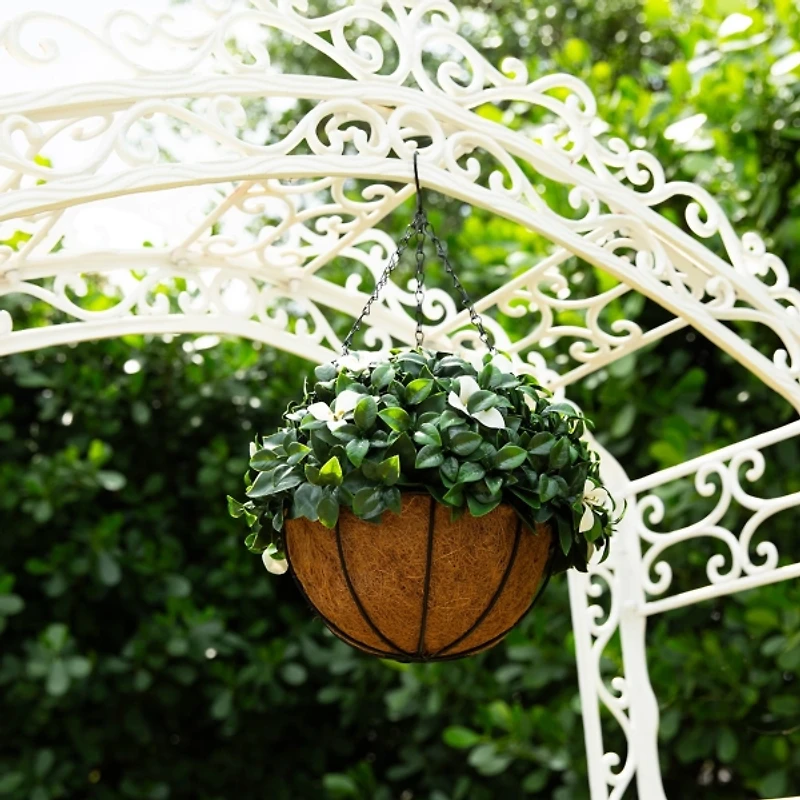 UV Resistant Gardenia Hanging Basket