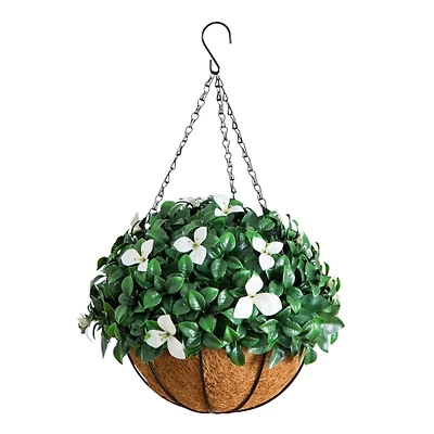 UV Resistant Gardenia Hanging Basket