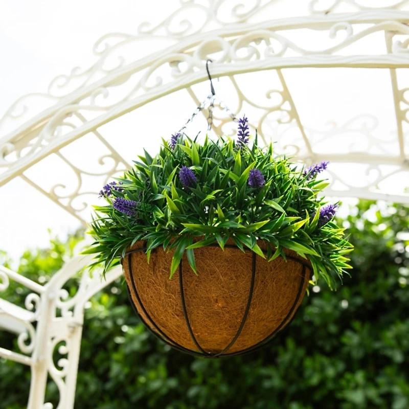 UV Resistant Lavender Hanging Basket