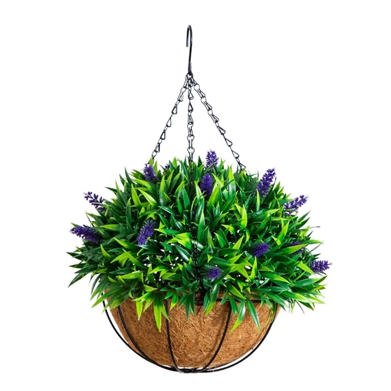 UV Resistant Lavender Hanging Basket