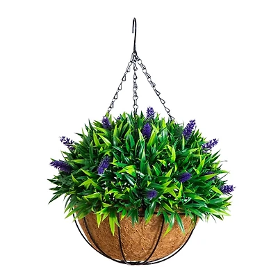 UV Resistant Lavender Hanging Basket