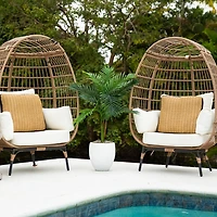 ft. UV Resistant Double Robellini Palm Tree