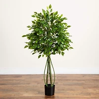4.5 ft. UV Resistant Artificial Ficus Tree