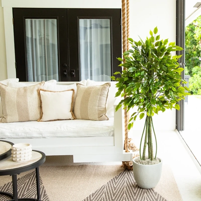 4.5 ft. UV Resistant Artificial Ficus Tree