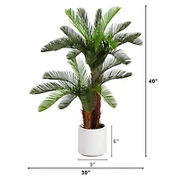 UV Resistant Double Cycas Palm Tree